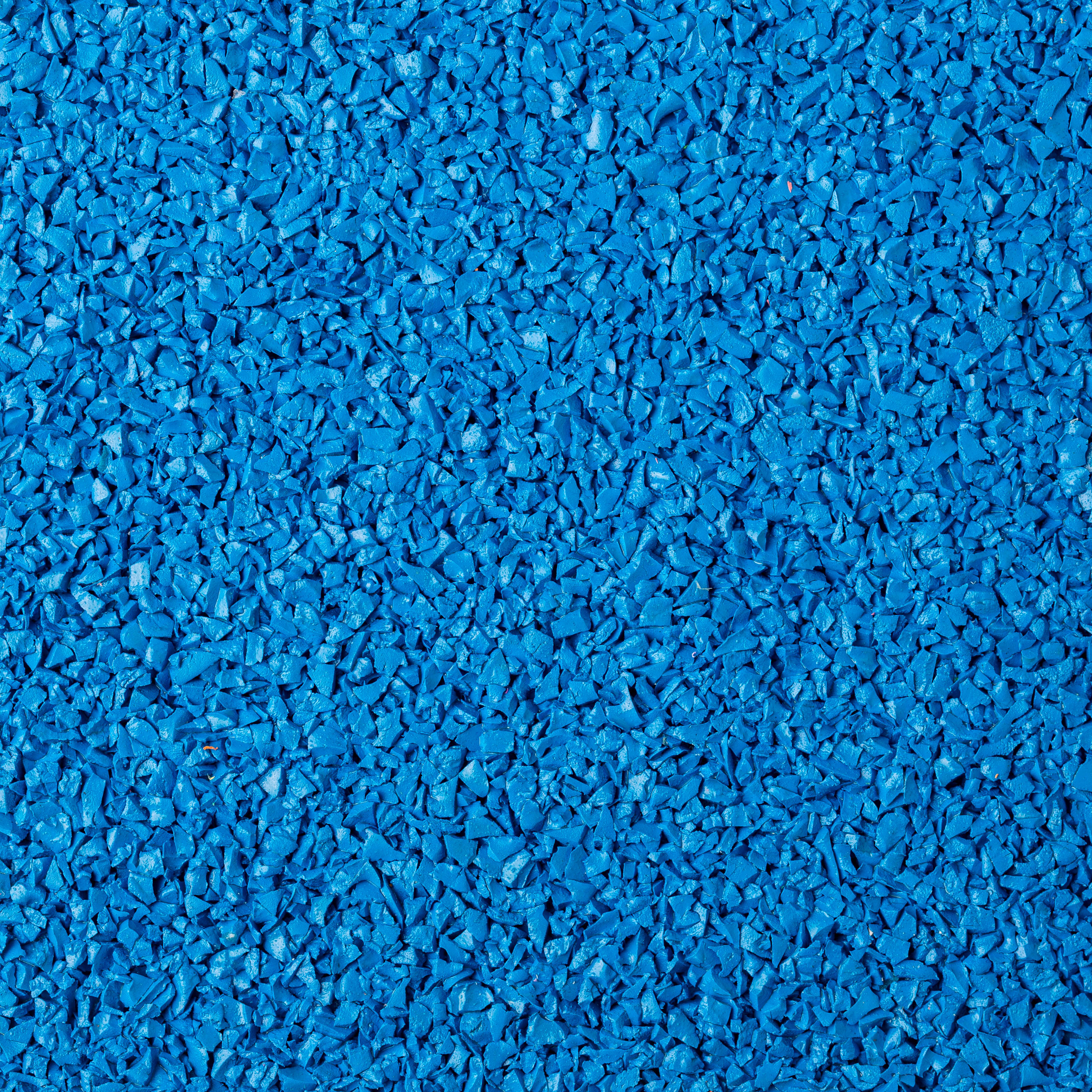 Sistema de color azul de gr&aacute;nulos de caucho EPDM