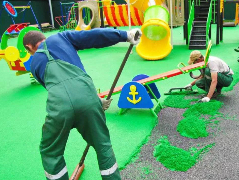 Высокоэластичная подушка из резиновых гранул EPDM, водонепроницаемая, противоскользящая, напольное покрытие для пола в тренажерном зале, коврик для детской площадки, устойчивое к ультрафиолетовому излучению